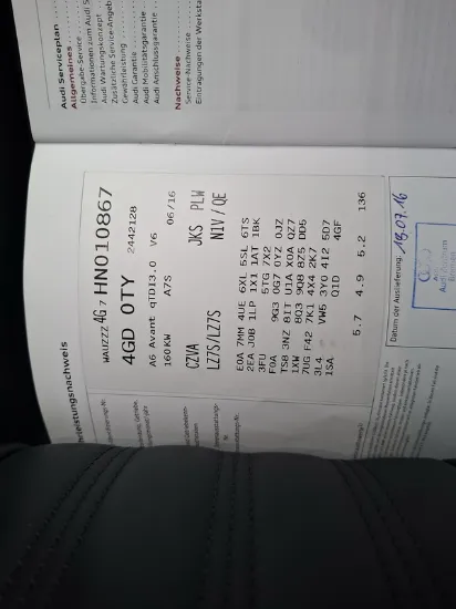 Picture of Audi - A6 Avant Quattro S-Line Aut., 3.0 TDI Diesel