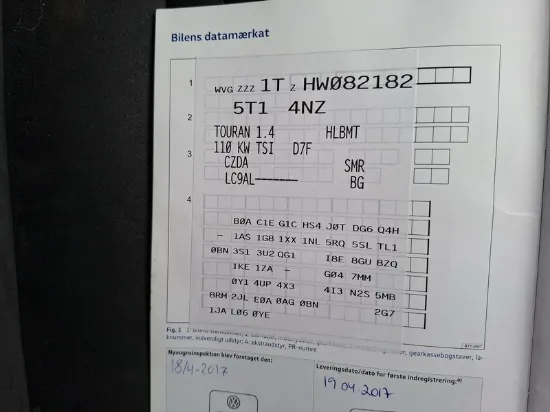 Изображение Volkswagen - Touran Highline Aut., 1.4 TSI Benzin,