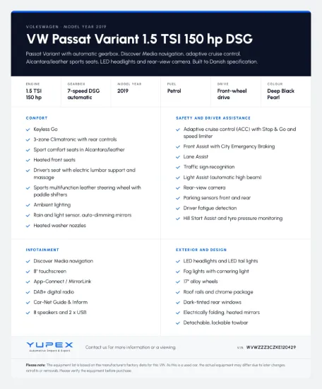 Picture of VOLKSWAGEN PASSAT 1.5 TSI EVO 150  Variant DSG7