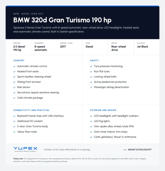 Picture of BMW 3-Serie 320d 2,0 Gran Turismo Steptronic