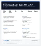 Picture of FIAT Fullback 2.4i 133kW Dobbeltkabine 4WD 5 AT
